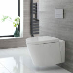 White Modern Wall Toilet